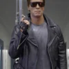 Arnold Schwarzenegger Terminator 2 Leather Jacket