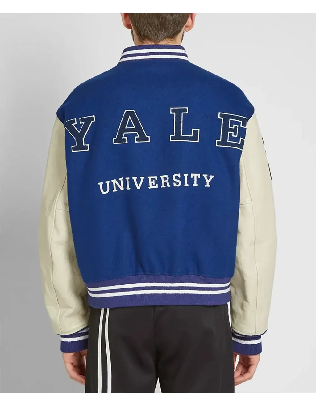 Calvin Klein Yale University Blue Varsity Jacket