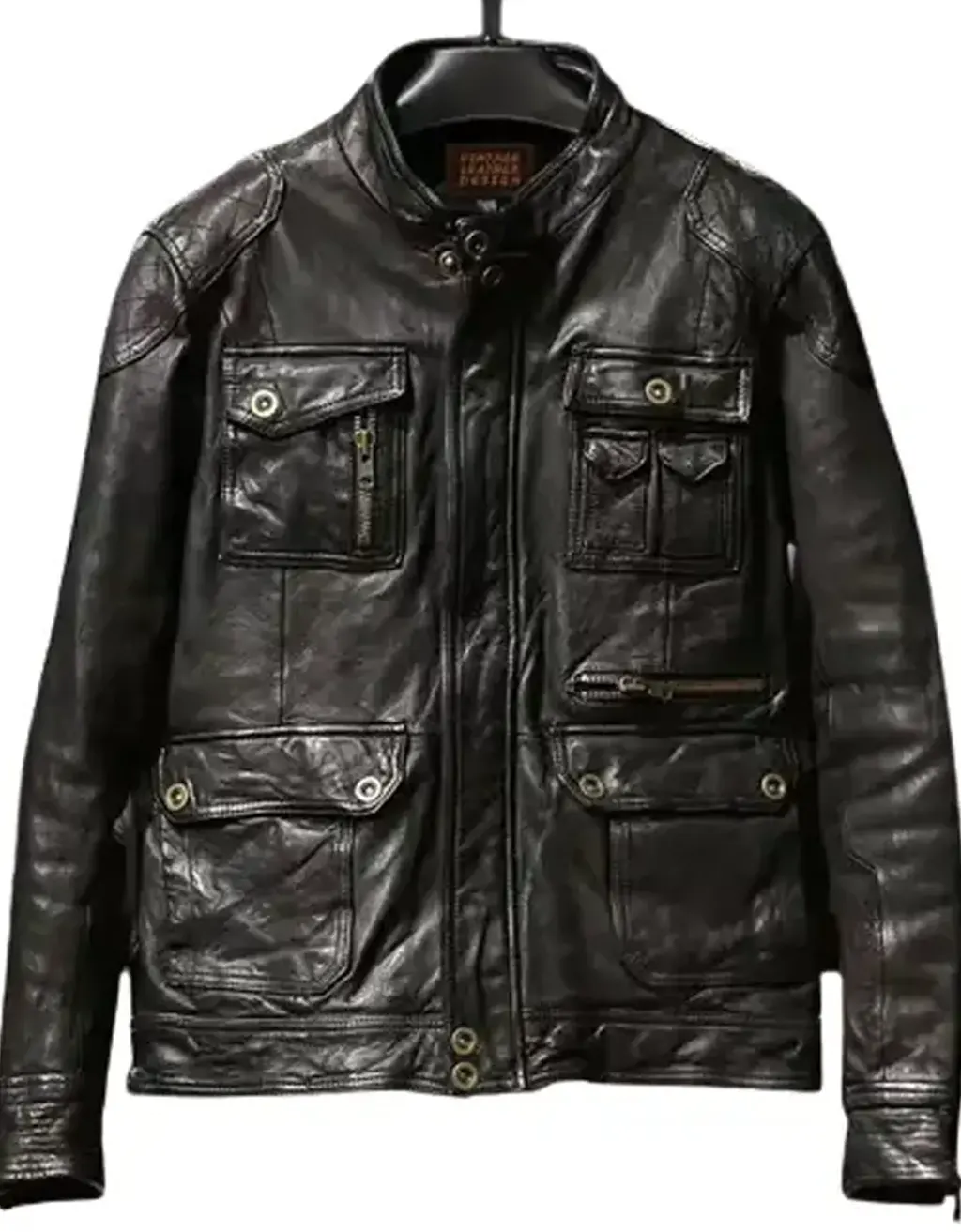 EXO’s Mini-Album KAI Rover Teaser Black Biker Leather Jacket